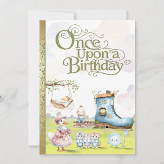 Convite Princess Birthday Storybook Invitation