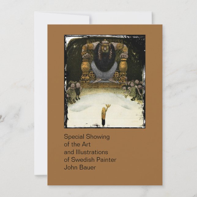 Convite Príncipe com o Rei Troll (Frente)