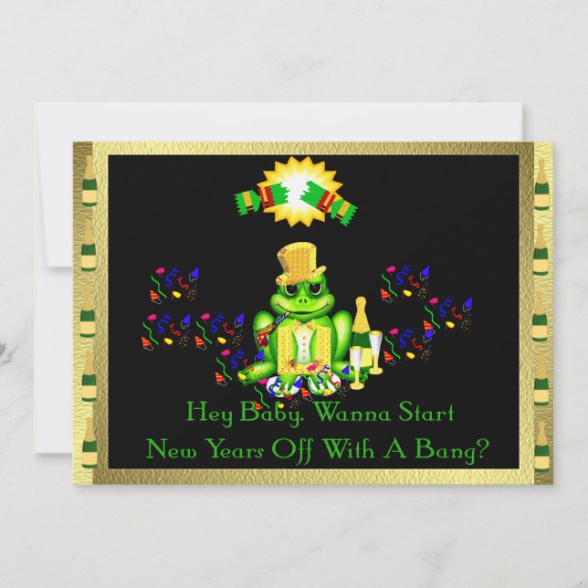 Convite Príncipe do sapo (Frente)