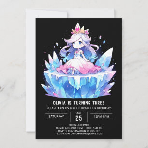 Convite Printable Royal Princess Birthday