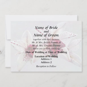 Convite Produtos de casamento Cymbidium Baltic Dew Freckle