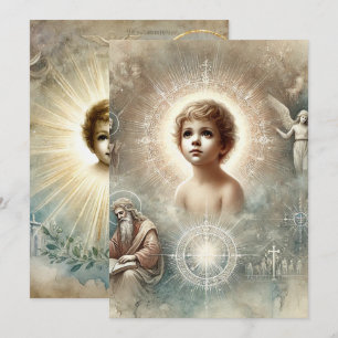 Convite Profecia Bíblica Imprimível de Jesus Scrapbook