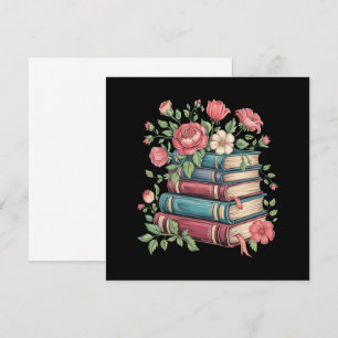 Convite Professor Amante de Livros Volta às Aulas Flores S