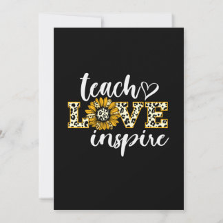Convite Professor Dando Presente Ensinando Amor Inspira Le