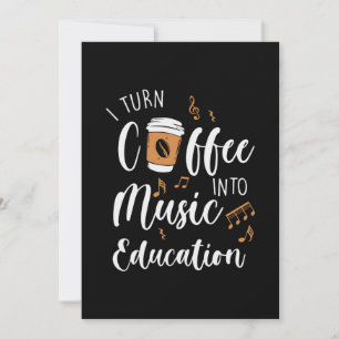 Convite Professor Presente Eu Transformo Café Em Educação