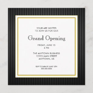 Convite Profissional do negócio da grande inauguração