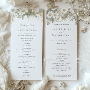 Convite Programa Casamento de Disies Selvagens