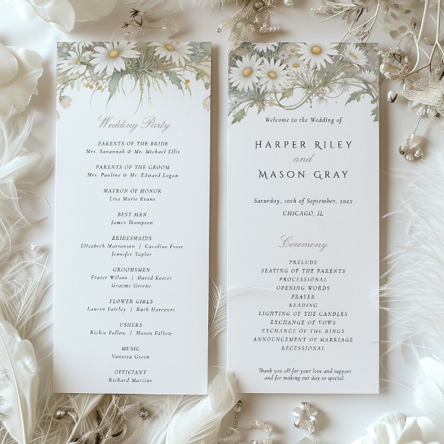 Convite Programa Casamento de Disies Selvagens (Criador carregado)