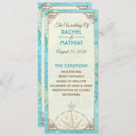 Convite Programa de Casamento de Viagem