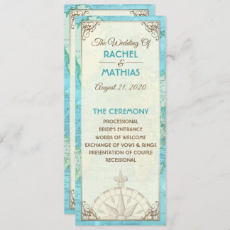 Convite Programa de Casamento de Viagem