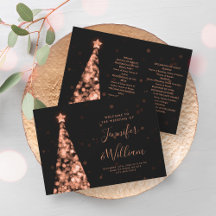 Programa de Casamento Dourado da Árvore do Xmas Fe