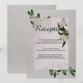 Convite Programa de casamento Elegante