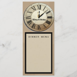 Convite Programa de casamento personalizado de Ano Novo