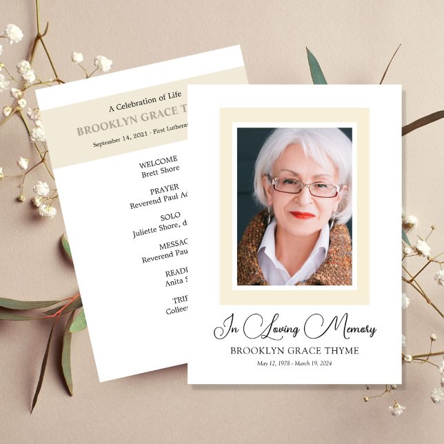 Convite Programa de Celebração de Fotos com Quadro Imprimí (Criador carregado)