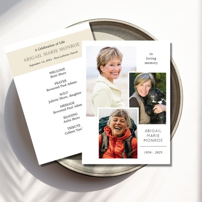 Convite Programa de Celebração de Fotos com Quadro Imprimí (Criador carregado)