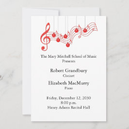 Convite Programa de Considerando Musical de Feriados