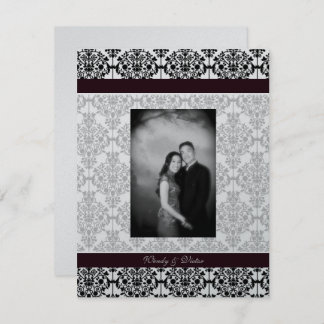 Convite Programa de dupla felicidade de Damask 2