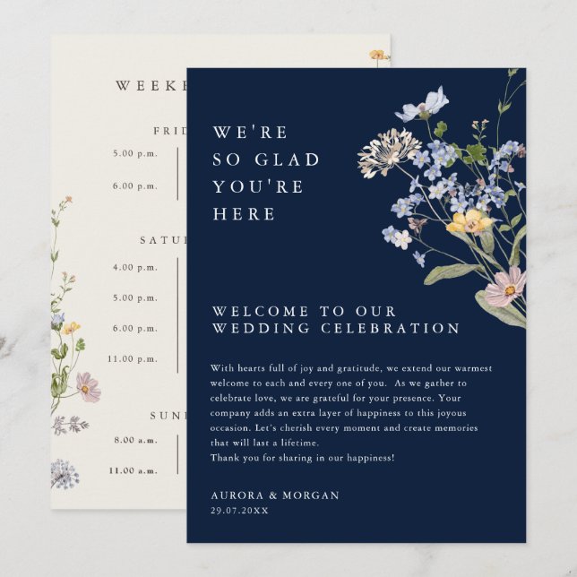 Convite Programa de Eventos de Fim de Semana do Primavera  (Frente/Verso)