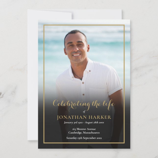 Convite Programa de Fotografia do Memorial do Funeral (Frente)