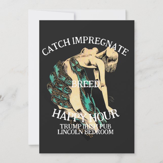 Convite Programa de Reprodução de Mulheres Submissas de Tr (Frente)