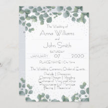 Programa Eucalyptus Simple Boho Floral Verde