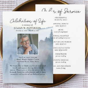 Convite Programa Funeral Life