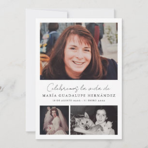 Convite Programa Funerario Cristiano en Español Funeral