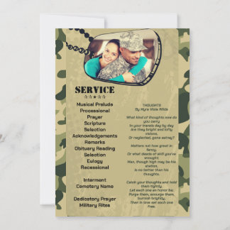 Convite Programa Memorial Militar do Exército