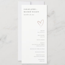 Programa Mínimo Simples de Casamento de Coração Ro