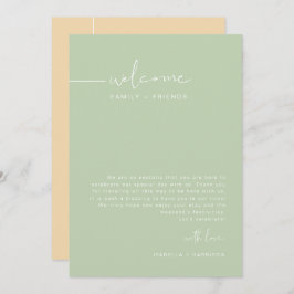 Convite Programação de Boas-vindas do Fim de Semana de Cas