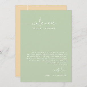 Convite Programação de Boas-vindas do Fim de Semana de Cas