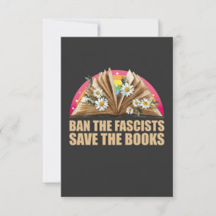 Convite proibir os fascistas salvar os livros