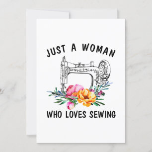 Convite Projeção  Apenas Uma Mulher Que Adora Costurar