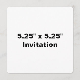Convite Promoção de Marca Simples Redonda 5,25" x 5,25"