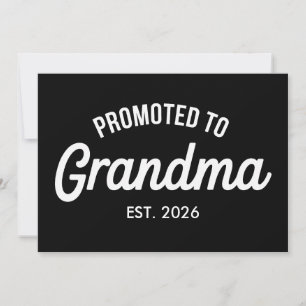 Convite Promovida a Avó Est 2026 Em Breve Gravidez