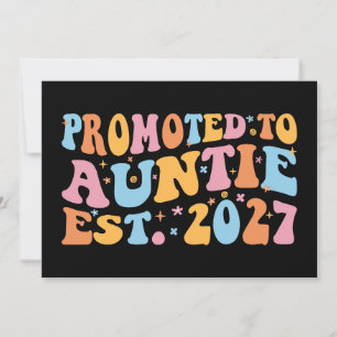 Convite Promovida a Tia Est 2027 Nova Tia