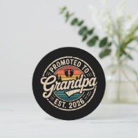 Promovido a Avô Est 2026 Gravidez Retro