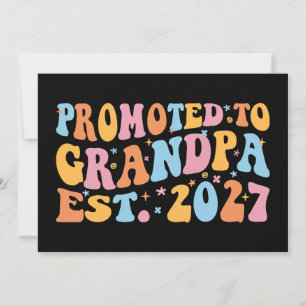 Convite Promovido a Avô Est 2027 Novo Papai