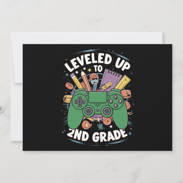 Convite Promovido Para o 2º Ano Gamer de Volta às Aulas (Frente)