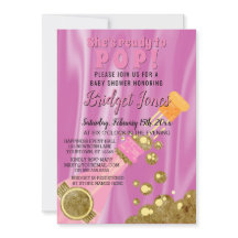 Pronto para o Chá da Pop Pink Baby Girl