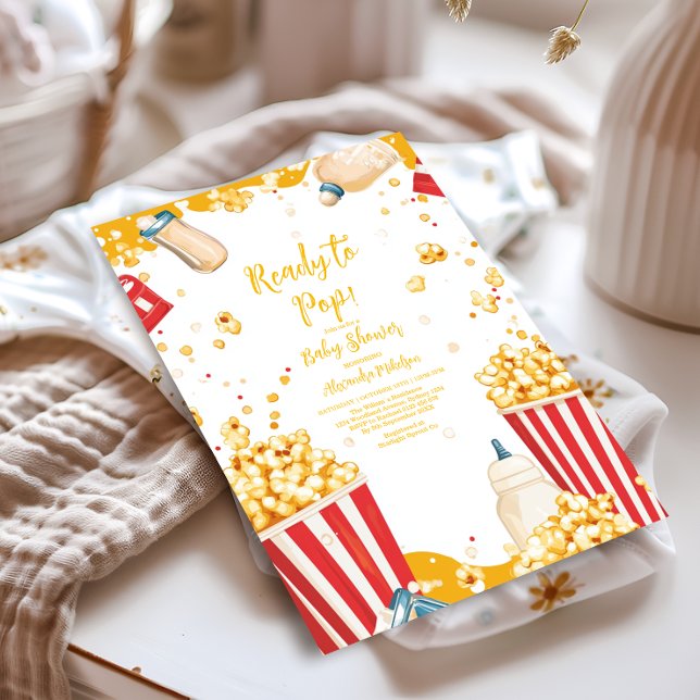 Convite Pronto para o Chá de fraldas (Criador carregado)