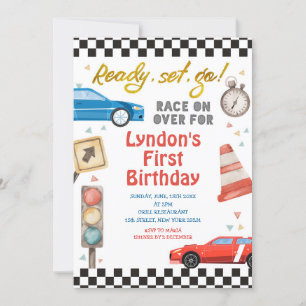 Convite Pronto, Preparar, Correr em cima do primeiro anive