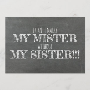 Convite Proposta da dama de honra/madrinha de casamento do