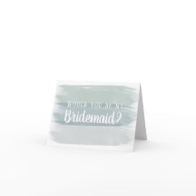 Proposta de Bridesmaid do Pincel de Cadeias