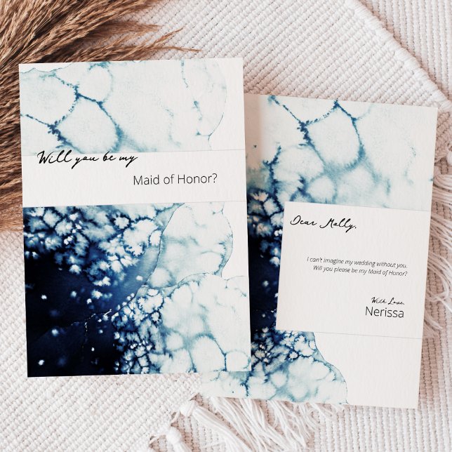 Convite Proposta de Madrinha de casamento de Destino Náuti (Criador carregado)