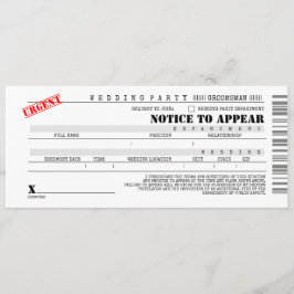 Convite Proposta de Melhor Amigo de Cerimônia com Citação 