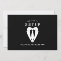 Proposta de Padrinho de casamento de Casamento Neg