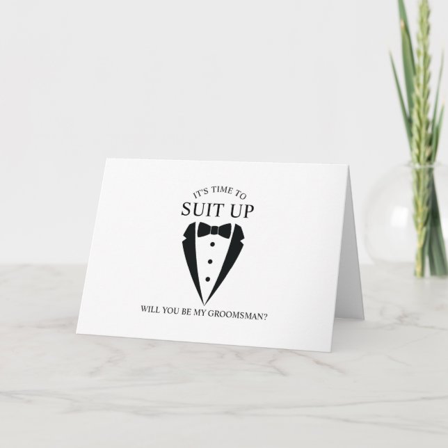 Convite Proposta de Padrinho de casamento Personalizado de (Frente)