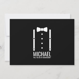 Convite Proposta de Padrinho de casamento Personalizado de
