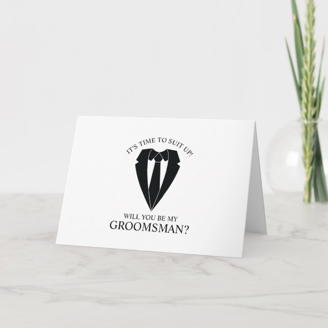 Convite Proposta de Padrinho de casamento Personalizado de (Frente)